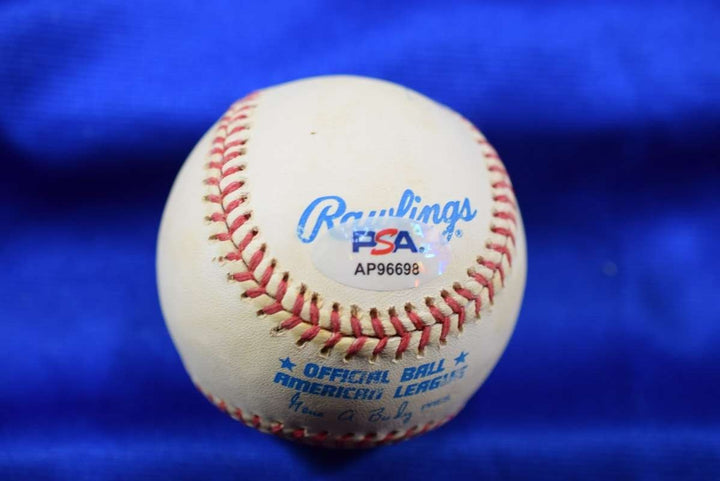 Kirby Puckett PSA DNA Signed American League OAL Autographed Baseball Twins