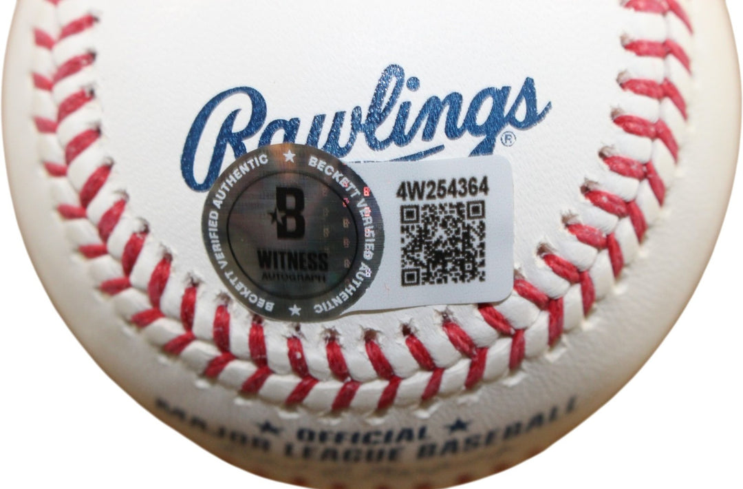 Goose Gossage Autographed New York Yankees OML Baseball HOF Beckett WIT 55363