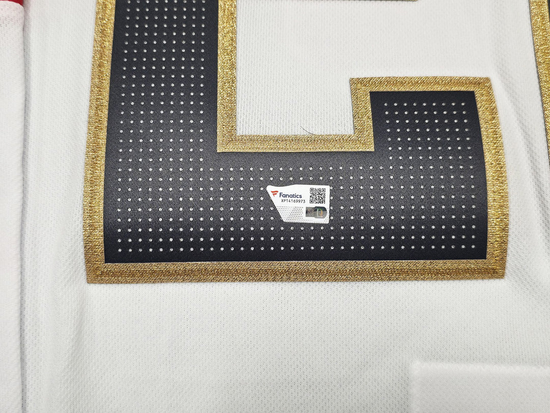 Golden Knights Chandler Stephenson Auto White Adidas 2023 Stanley Cup Jersey 56