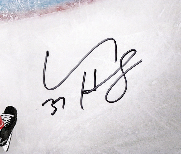 Connor Hellebuyck Signed 16x20 Photo Team USA Fanatics Holo