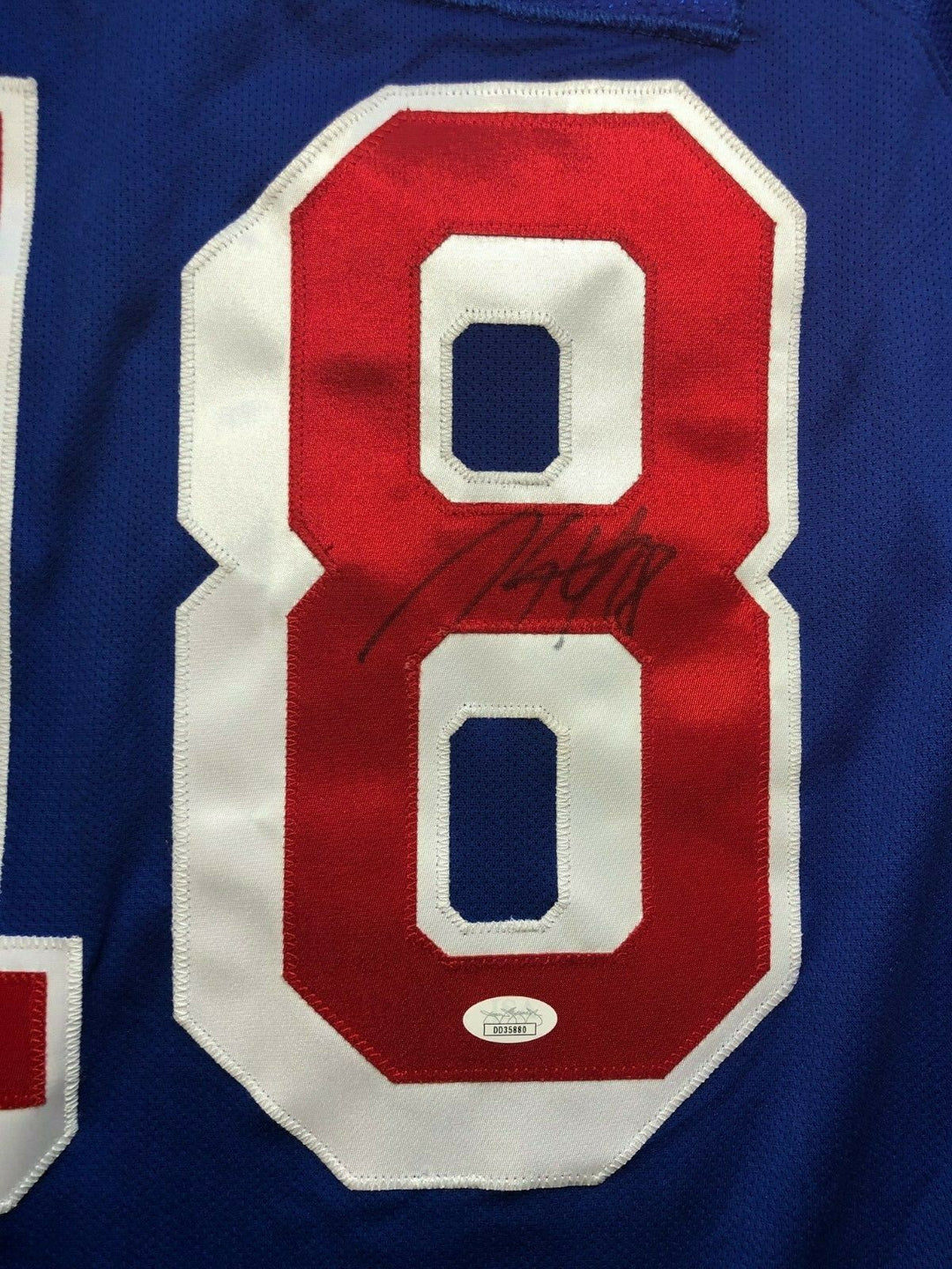 Marc Staal Signed New York Rangers Jersey JSA COA Autograph Reebok