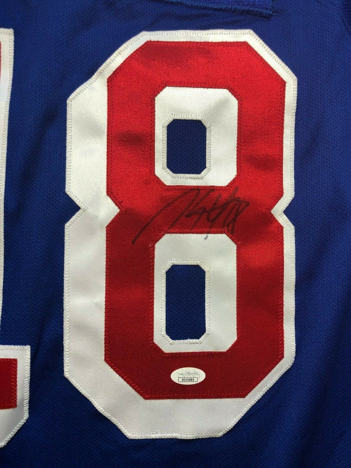 Marc Staal Signed New York Rangers Jersey JSA COA Autograph Reebok