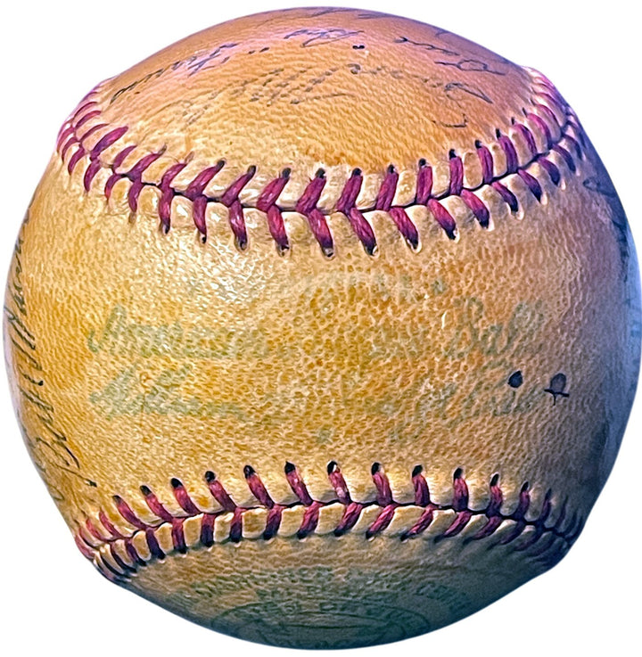 1948 Boston Red Sox Team Signed Reach ROAL Baseball 23Sig Moses/Goodman/Mele COA