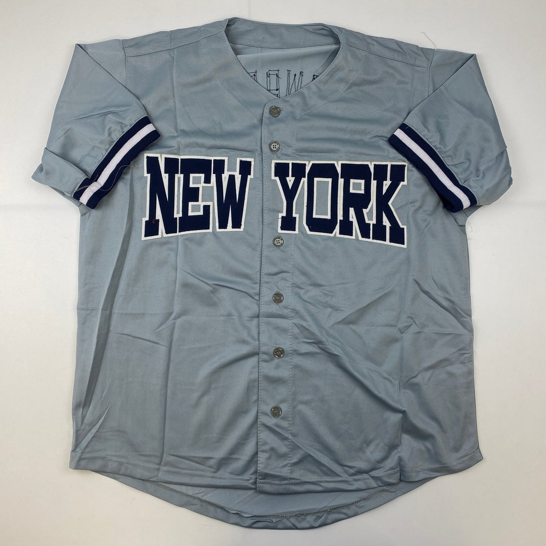 Autographed/Signed Darryl Strawberry New York Grey Jersey PSA/DNA COA