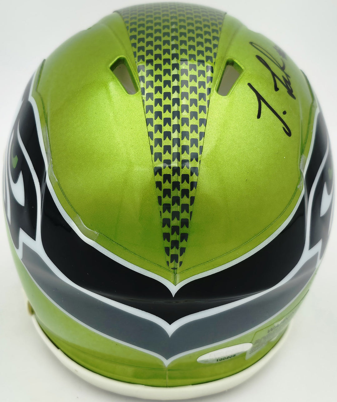 Josh Jobe Signed Seattle Seahawks Flash Green Speed Mini Helmet MCS Holo