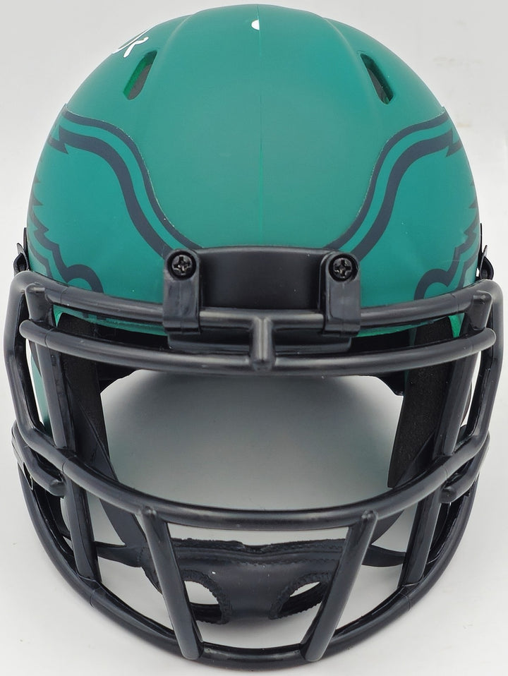 Darius Slay Jr. Signed Eagles Rave Green Speed Mini Helmet (Scuffed) JSA