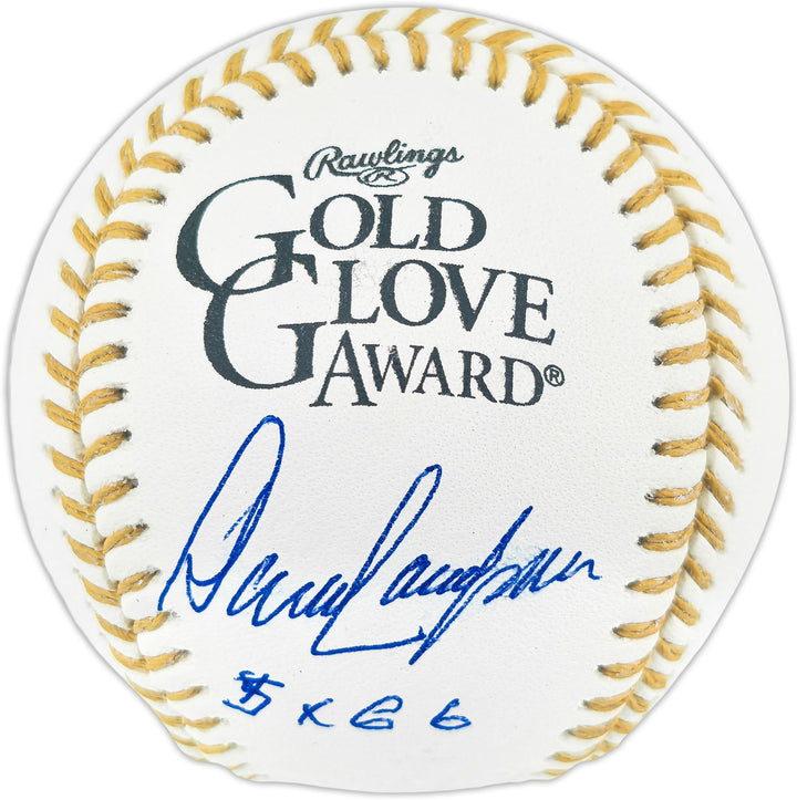 Dave Concepcion Auto Official Rawlings Gold Glove Baseball Reds "5x GG" Beckett