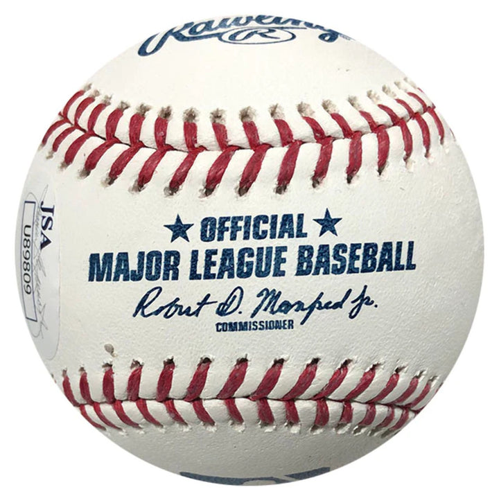 Don Larsen "WS PG 10-8-56, 1956 WS MVP" Autographed Baseball (JSA)