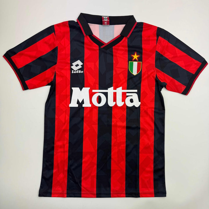 Autographed/Signed Paolo Maldini AC Milan Black/Red Jersey Beckett BAS COA