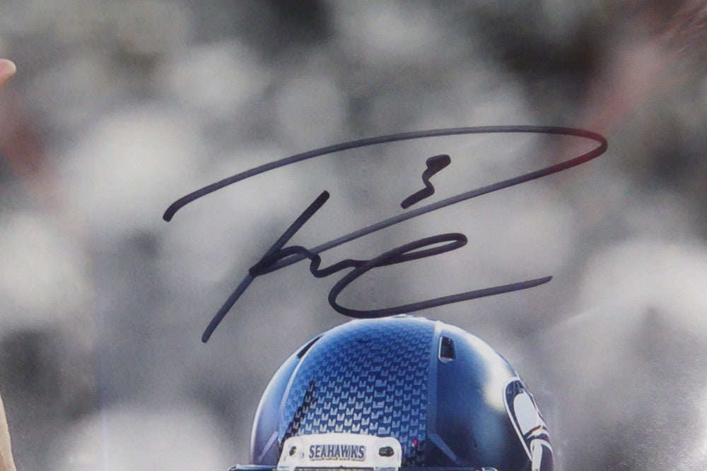 Russell Wilson Signed Framed 16x20 Photo Seattle Seahawks RW Holo