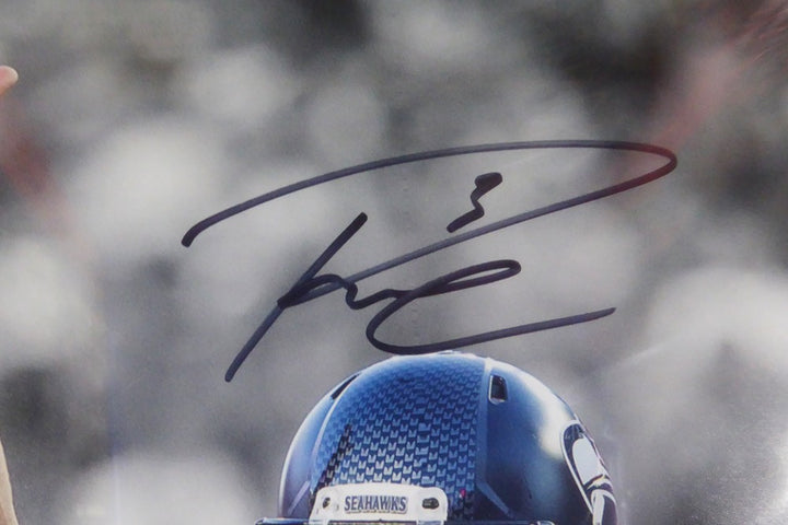 Russell Wilson Signed Framed 16x20 Photo Seattle Seahawks RW Holo