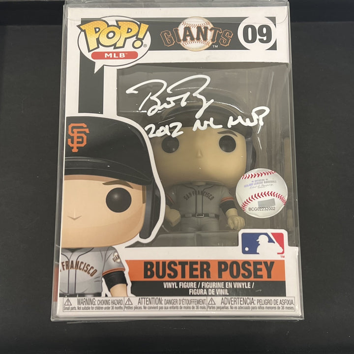 Buster Posey Signed San Francisco Giants Funko Pop PSA