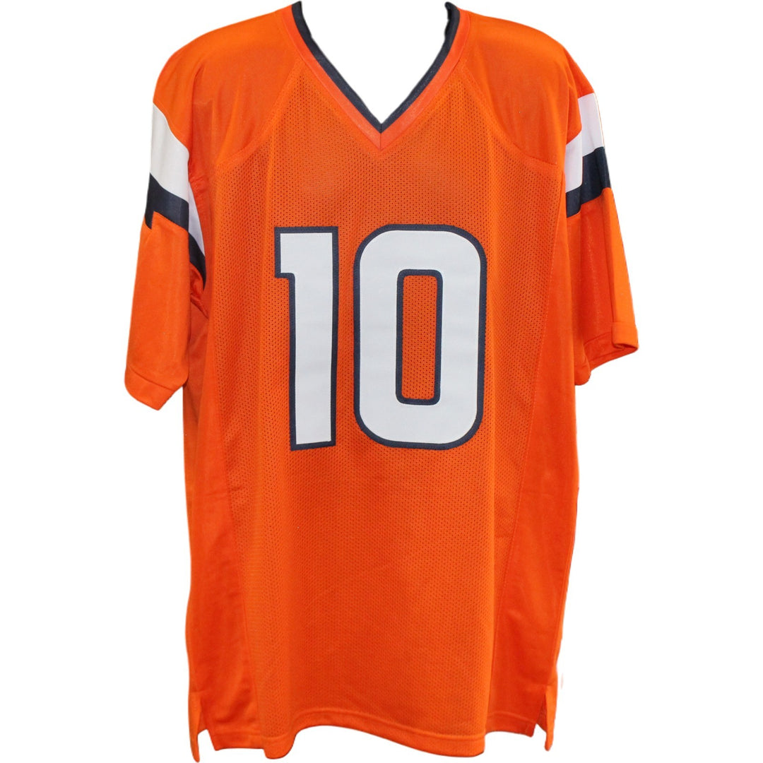 Bo Nix Autographed/Signed Pro Style Size XL Orange Jersey Beckett Witness 55109