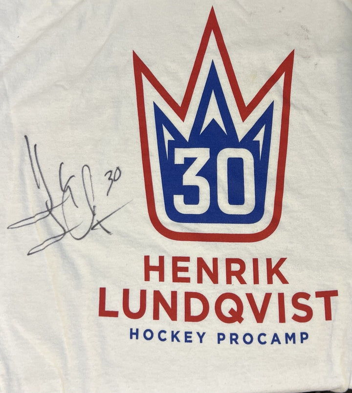 Henrik Lundqvist #30 Signed Ny York Rangers Hockey Shirt Procamp Auto CBM COA