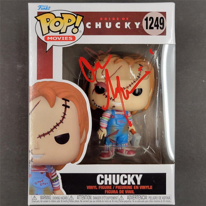 Writer Don Mancini signed Bride of Chucky Funko Pop autograph ~ Beckett BAS Holo