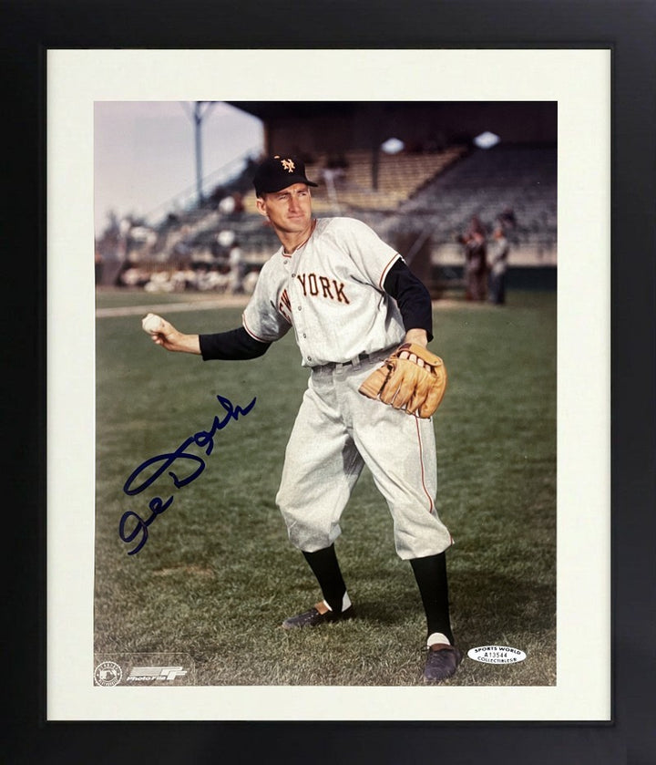 Alvin Dark signed New York Giants MLB  8x10 Photo Framed-Sports World COA