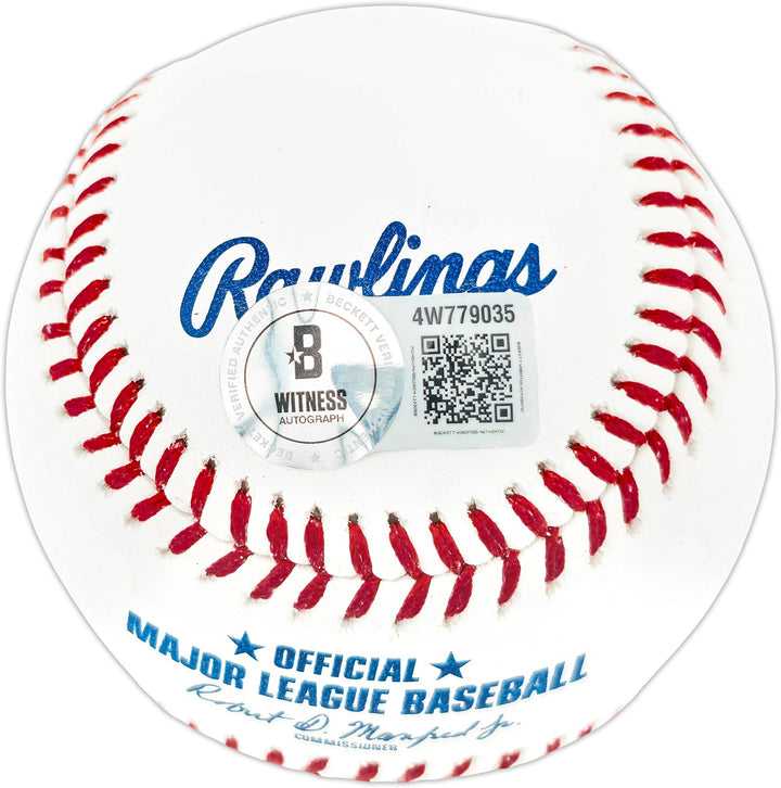 Sammy Sosa Signed Official MLB Baseball Cubs "609 HR & 98 NL MVP" Beckett Wit