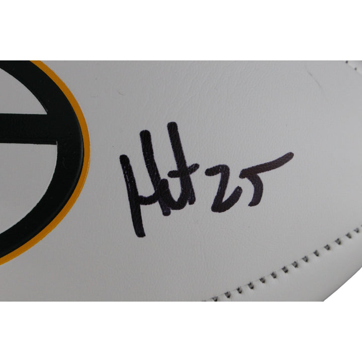 Sterling Sharpe Autographed Green Bay Packers Logo Football HOF Beckett W 53896