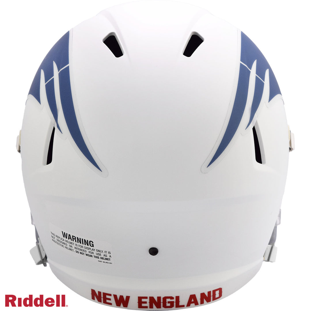 New England Patriots Full Size Replica Rivalries Helmet Riddell New In Box 57025