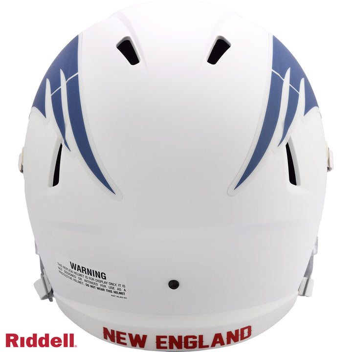 New England Patriots Full Size Replica Rivalries Helmet Riddell New In Box 57025