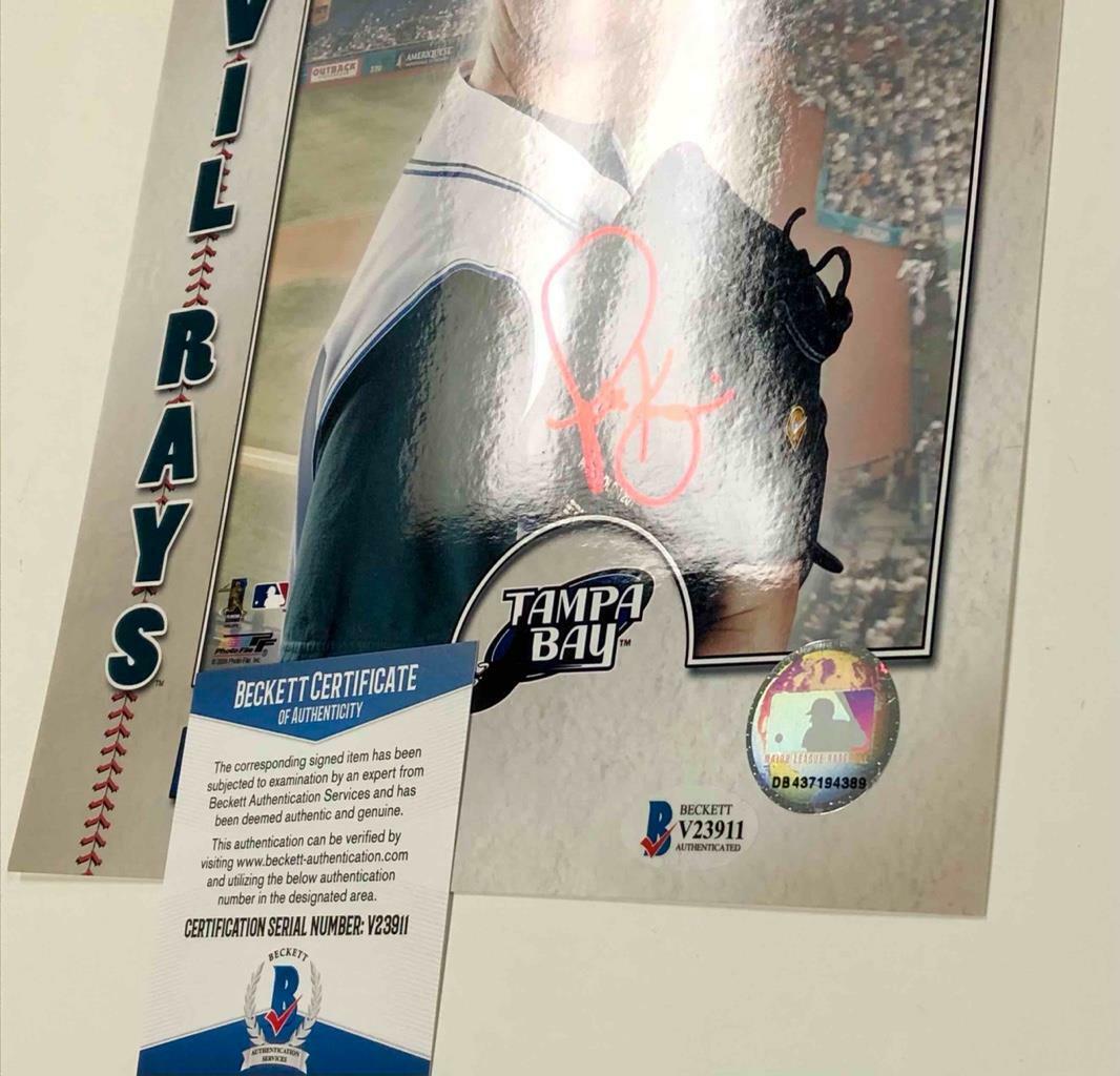 Scott Kazmir autograph TB Tampa Bay Devil Rays signed 8x10 photo BAS COA Beckett