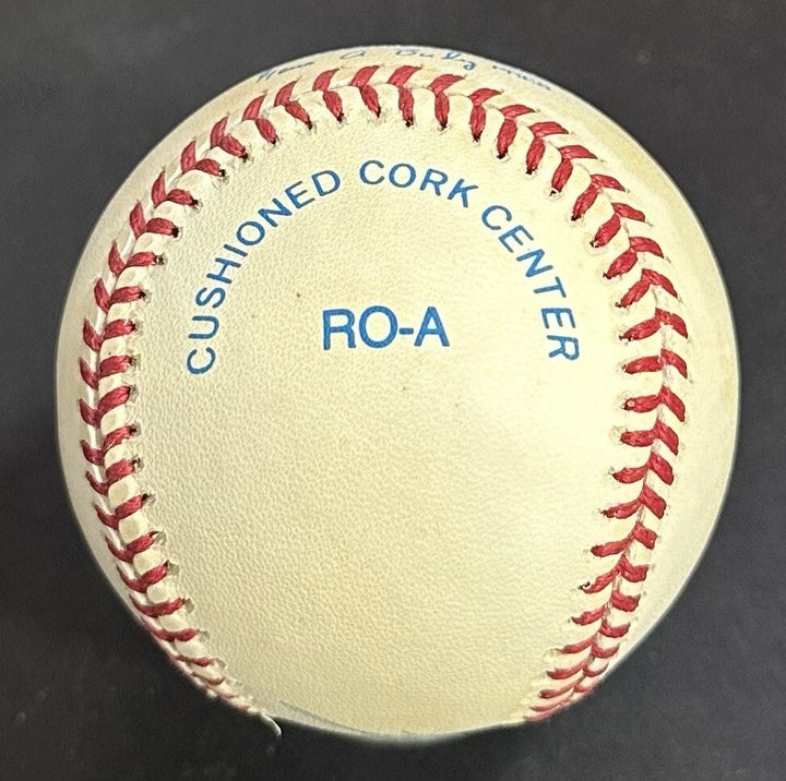 Lee Smith Signed Official AL Baseball 471 Saves Auto Cardinals Cubs PSA COA HOF
