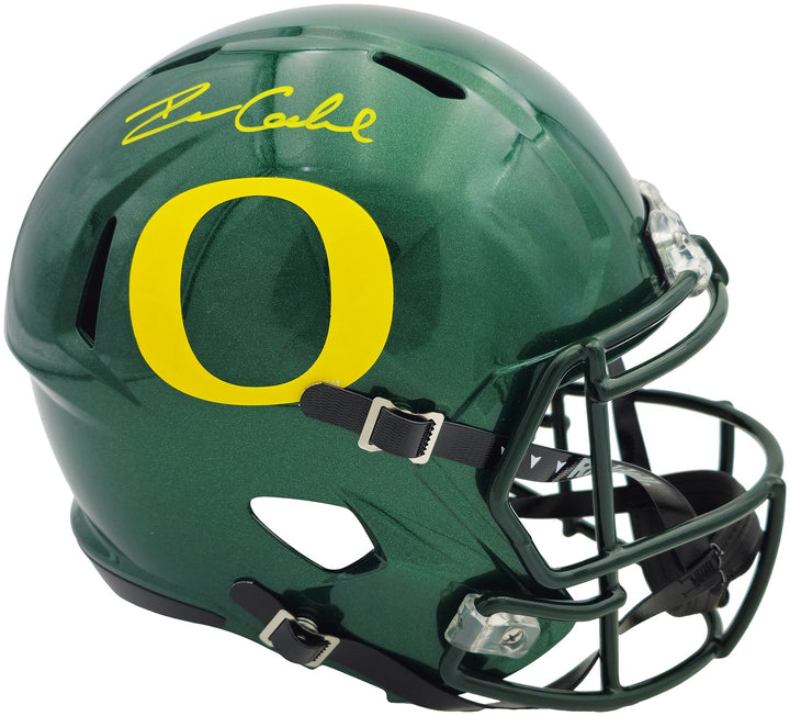Dillon Gabriel Auto Oregon Ducks Green Full Size Speed Replica Helmet Beckett