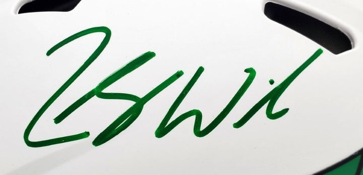 Zach Wilson Signed New York Jets FS Lunar Eclipse Authentic Speed Helmet BAS