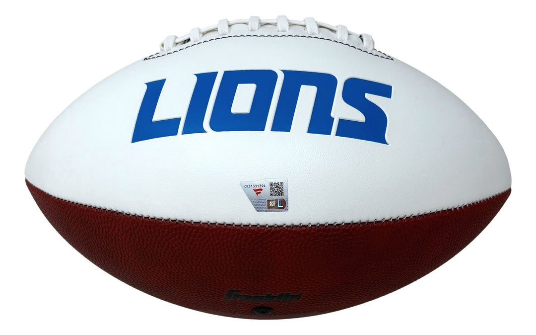 David Montgomery Signed Detroit Lions Logo Football Fanatics
