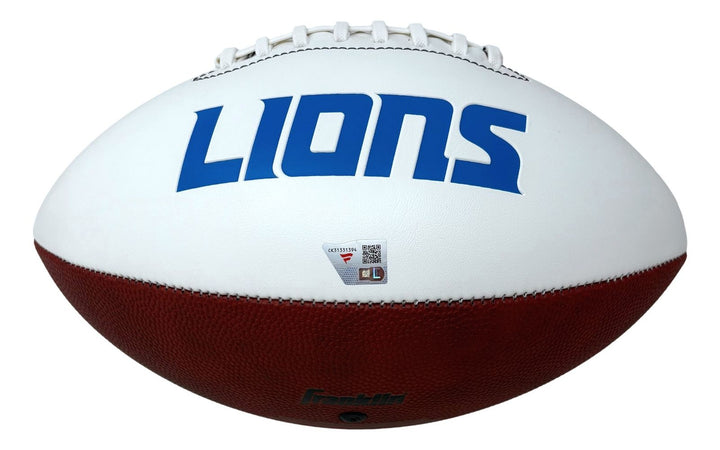 David Montgomery Signed Detroit Lions Logo Football Fanatics