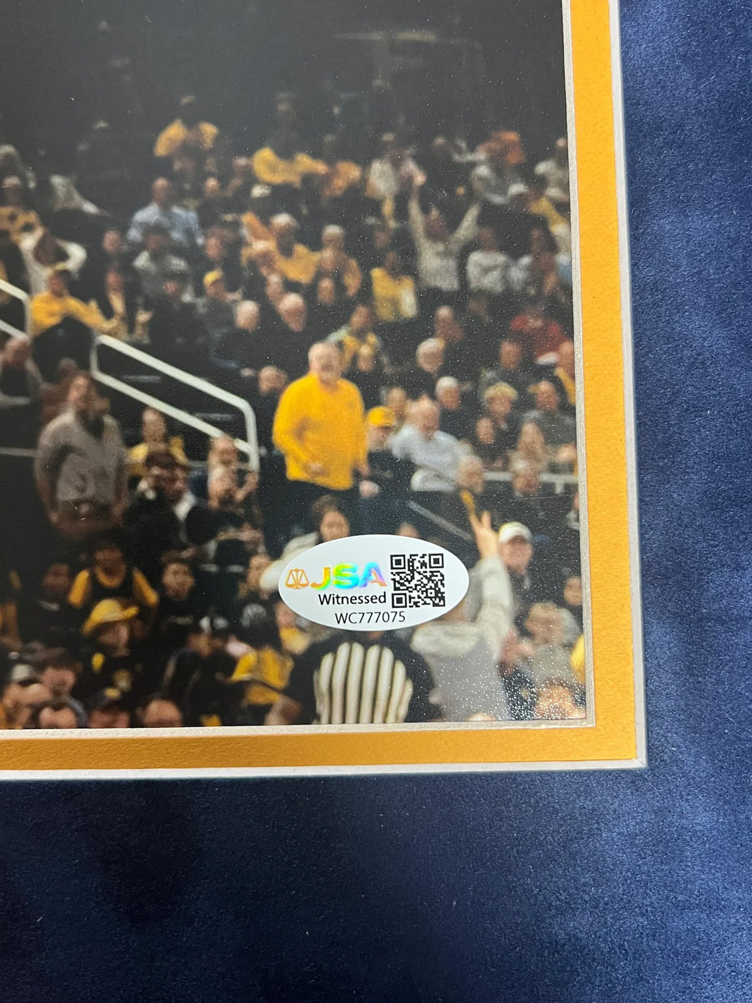 Yaxel Lendeborg Michigan Wolverines Signed 11x14 Custom Framed Photo JSA