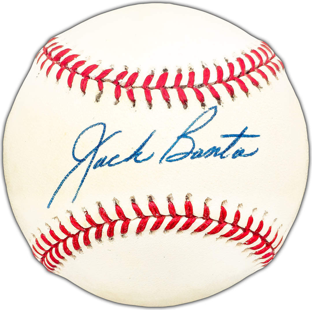 Jack Banta Autographed Official NL Baseball Brooklyn Dodgers Beckett #BK44350