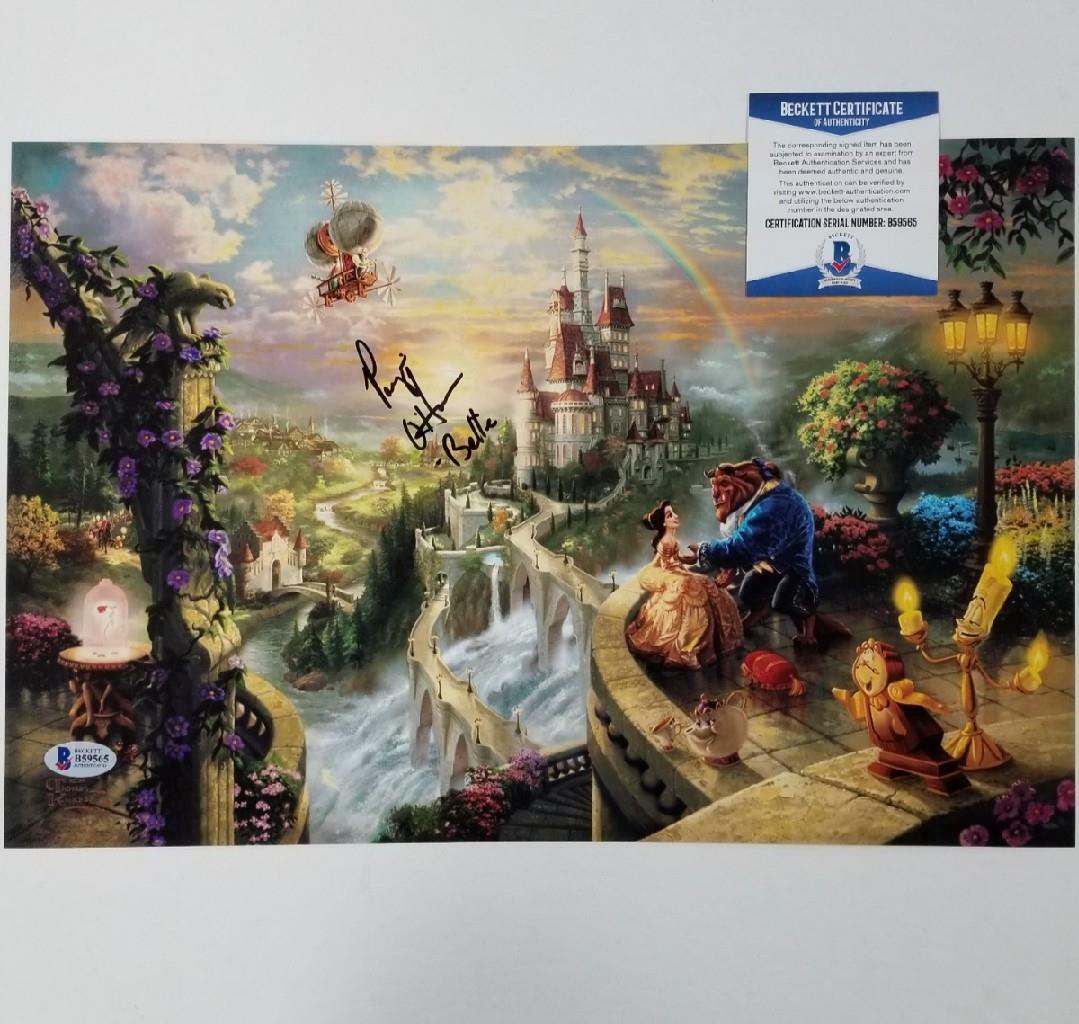 Paige O'Hara signed Beauty and the Beast 10x15 Photo Disney Belle ~ BAS COA