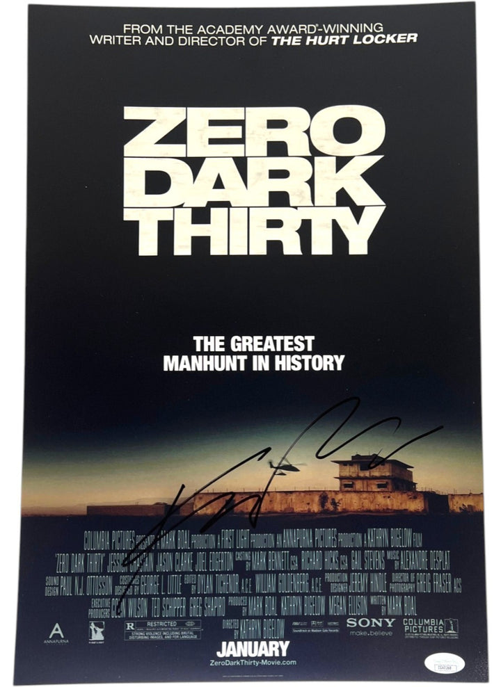 KATHRYN BIGELOW SIGNED ZERO DARK THIRTY 12X18 MOVIE POSTER PHOTO JSA COA