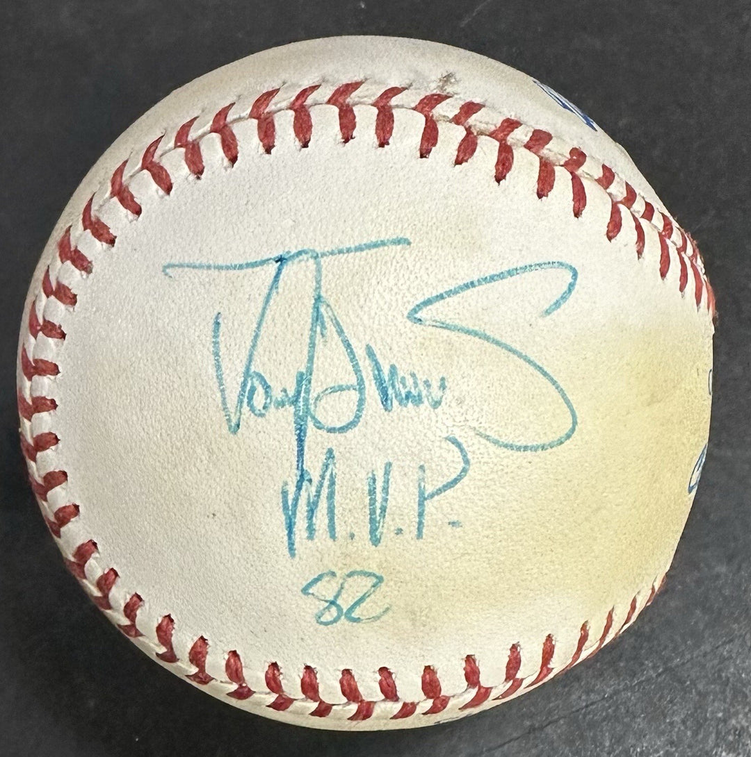 Darryl Strawberry Signed Texas League Baseball Mets 82 MVP Rookie Auto PSA COA