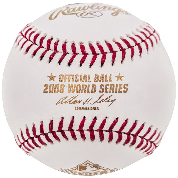 Ryan Howard Signed WS 2008 Baseball Philadelphia Phillies "08 WS Champs" Beckett