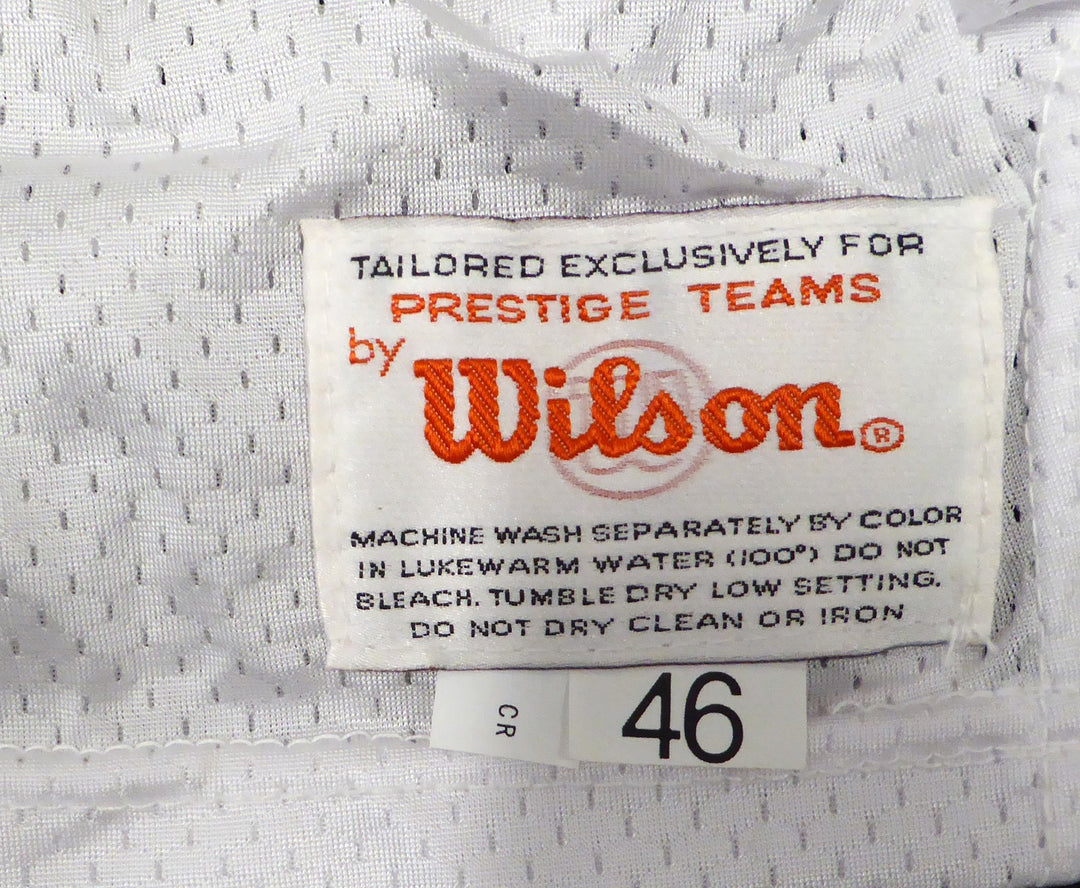 49ers Joe Montana Auto White Wilson Authentic Game Model Jersey Beckett #BP55356