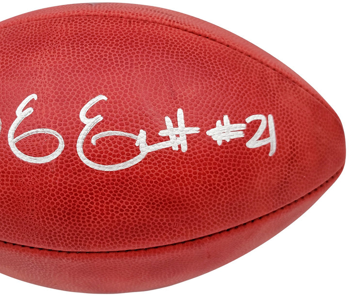 Ezekiel Elliott Signed Official NFL Leather Football Dallas Cowboys Beckett