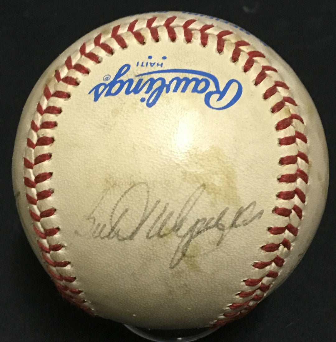 Cal Ripken Jr signed AL Lee MacPhail baseball rare rookie auto Bumbry Shelby COA
