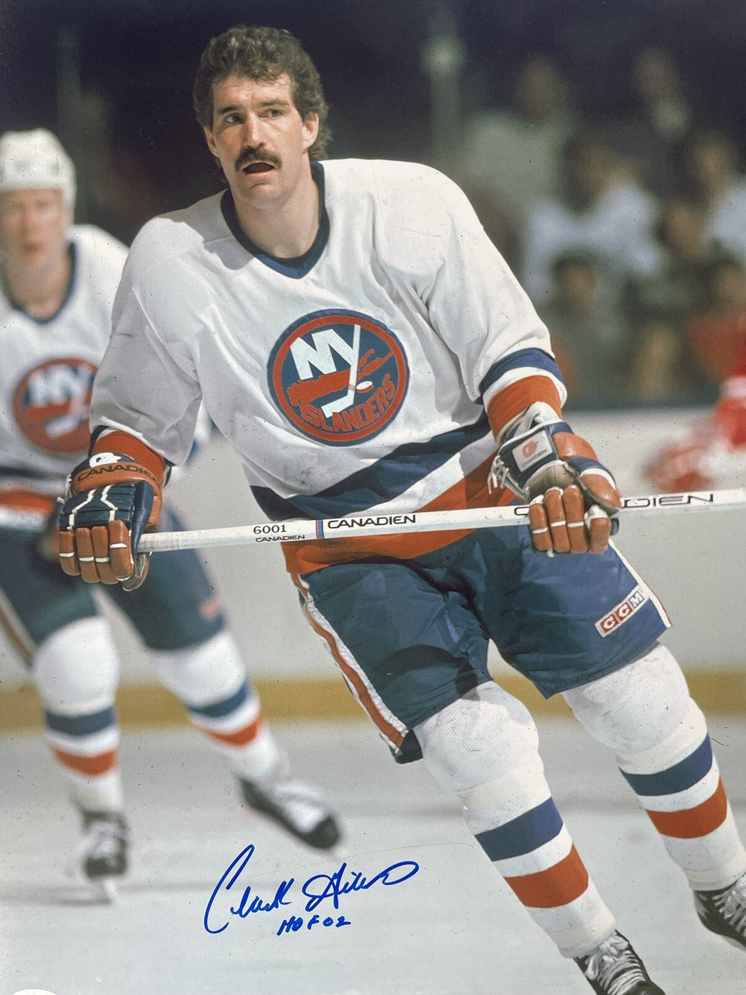 Clark Gillies Signed 16x20 Framed Photo HoF 02 Islanders Autograph JSA COA