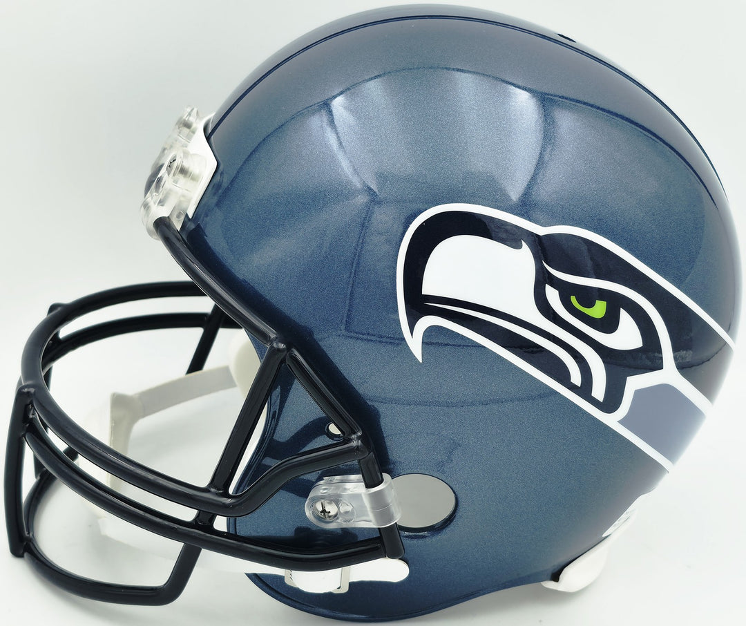 Kam Chancellor Auto Seahawks Blue 02-11 Throwback Full Size Replica Helmet BAS