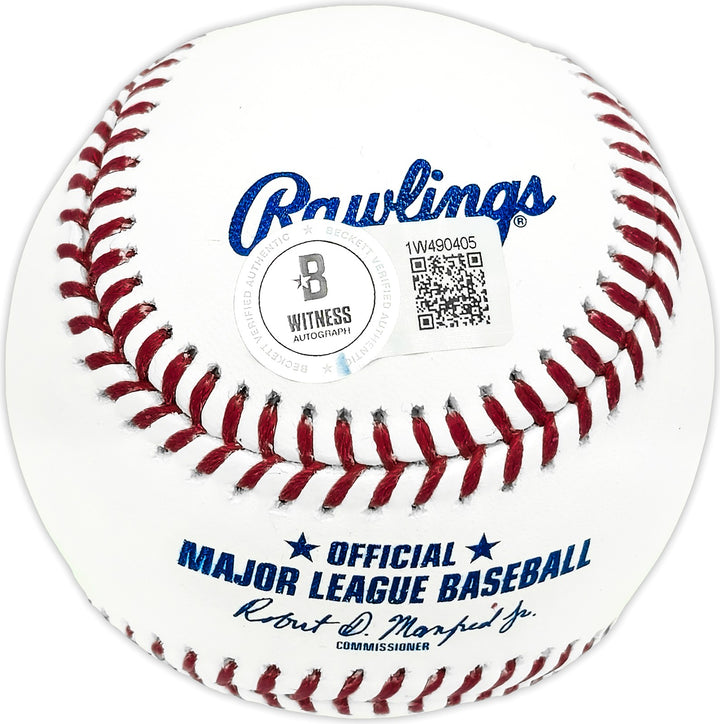 Luis Robert Jr. Signed MLB Baseball Chicago White Sox Beckett Witness