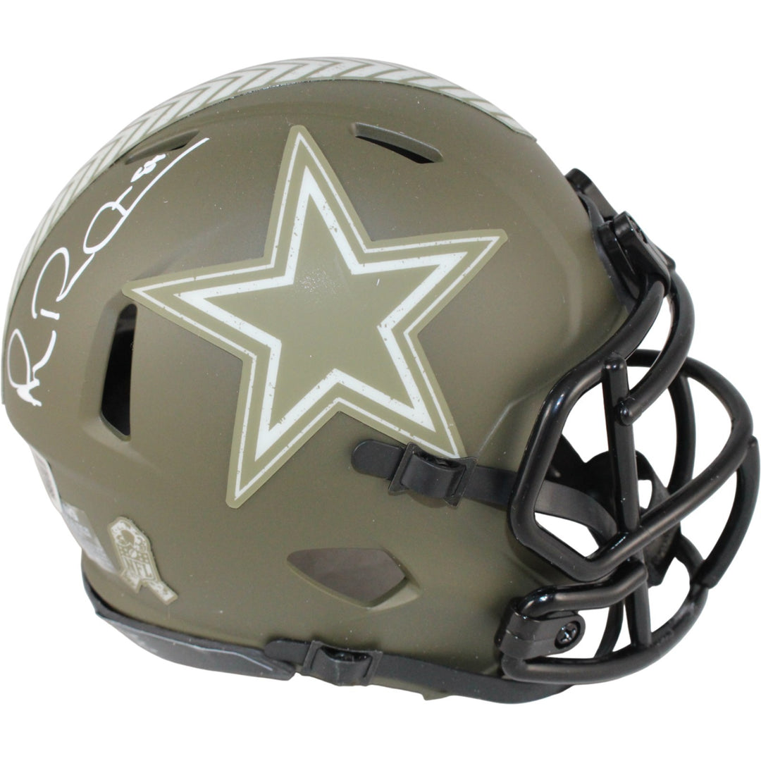 Michael Irvin Autographed Dallas Cowboys 2022 STS Mini Helmet Beckett 53630