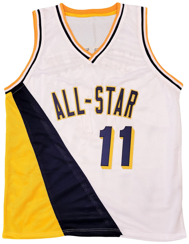 Indiana Pacers Detlef Schrempf Autographed Signed White Jersey MCS Holo