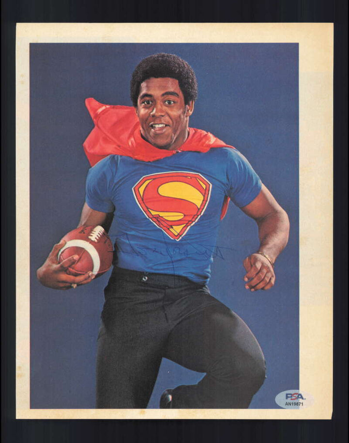 Tony Dorsett PSA DNA Signed 70`s Vintage 8x10 Photo Autograph