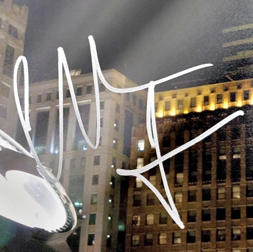 Christian Bale signed Batman The Dark Knight 11x14 photo (B) ~ BAS Beckett