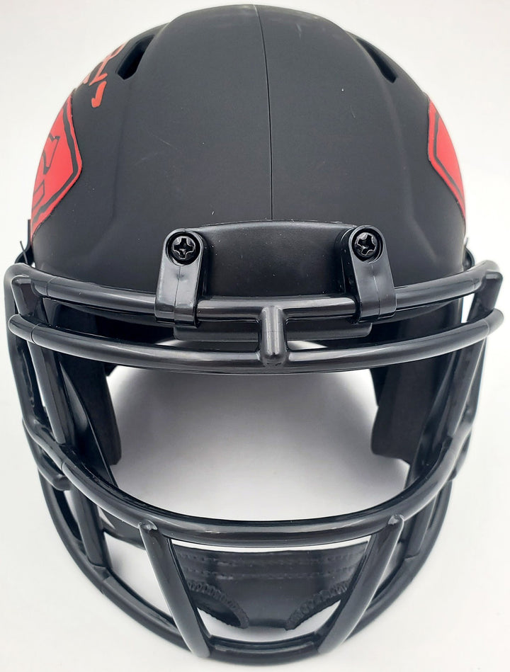 Mecole Hardman Signed Kansas City Chiefs Eclipse Black Speed Mini Helmet Beckett