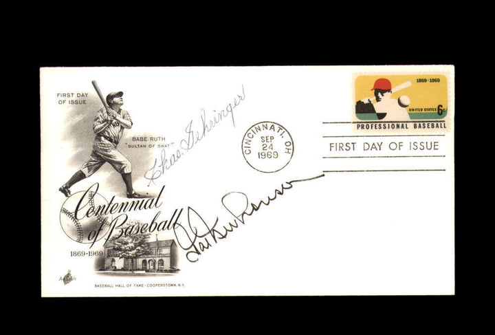 Charlie Gehringer Hal Newhouser PSA DNA Signed 1969 Centennial First Day Cover C