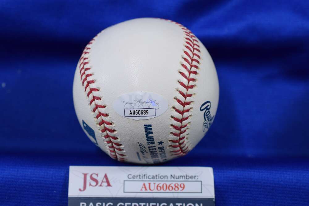 Carl Erskine JSA COA Autograph Major League Signed Baseball 1948 Dodgers 1959