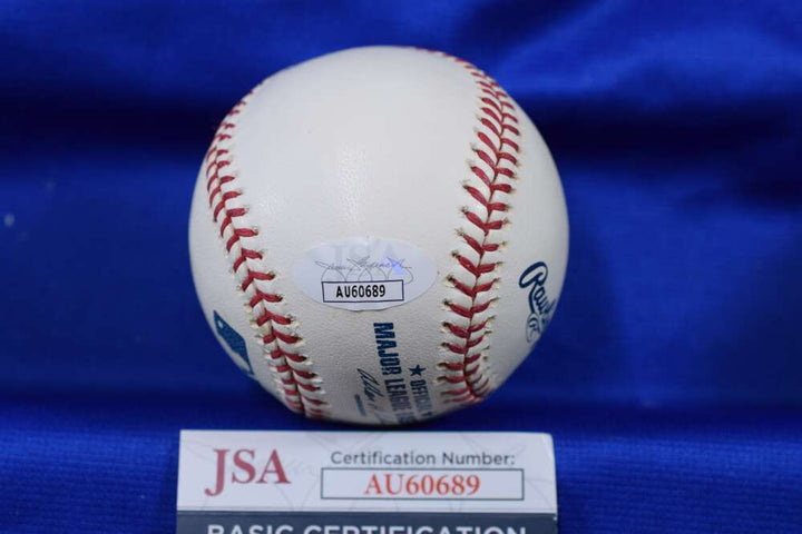 Carl Erskine JSA COA Autograph Major League Signed Baseball 1948 Dodgers 1959